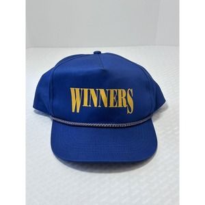 Vintage Winners Blue Adjustable SnapBack Baseball Hat